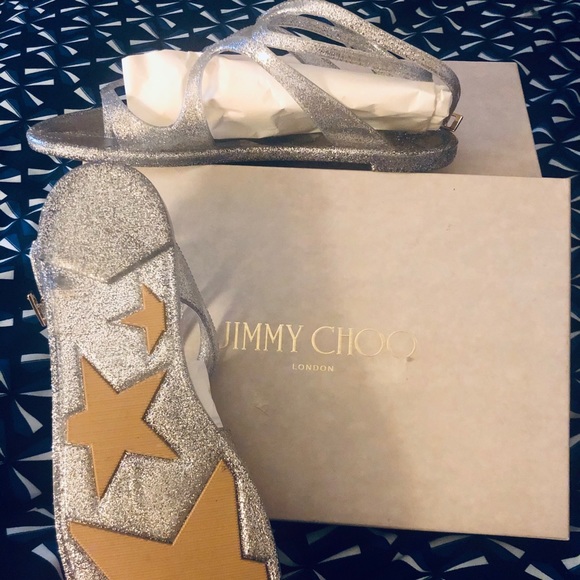 Jimmy Choo Lance Jelly Gladiator Sandals/Sz 41 - Picture 2 of 7